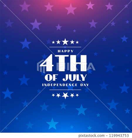 4th of july happy independence day of america background 119943753