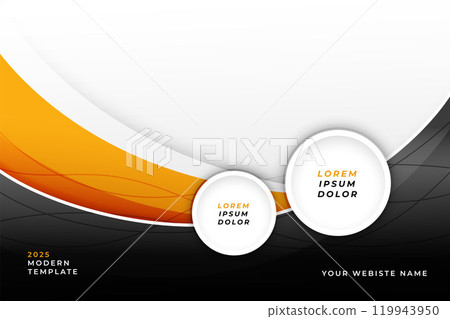 nice business presentation template with text space 119943950