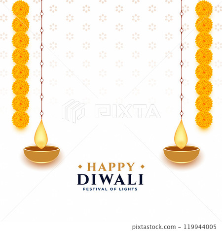 stylish happy diwali background with text space stylish happy diwali background with text space 119944005