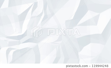 white crumpled paper sheet texture background 119944248