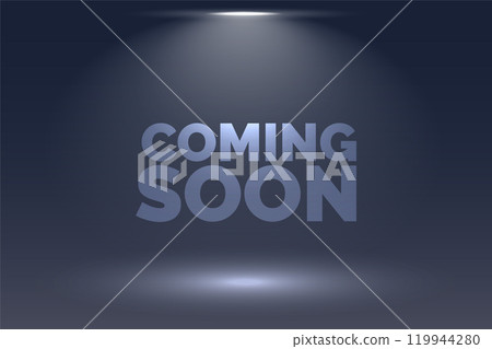 coming soon background with focus light effect 119944280