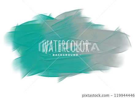 abstract turquoise and gray watercolor texture background 119944446