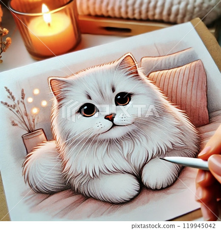 Draw a cat 119945042