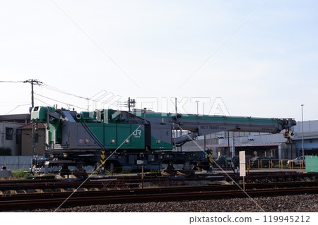 小車拆除後的鐵路起重機KRC810N 小車拆除後的鐵路起重機KRC810N 119945212