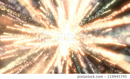 Vibrant burst of golden light particles radiating outward, creating a dynamic and dazzling effect in a cosmic setting, symbolizing energy and movement Vibrant burst of golden light particles radiating outward, creating a dynamic and dazzling effect in a cosmic setting, symbolizing energy and movement 119945745