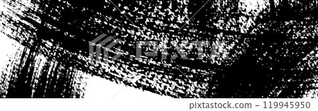 Abstract brush strokes with crayon texture on a vintage paper background. Grunge pattern with scribbles and spray effect. vector illustration isolated Abstract brush strokes with crayon texture on a vintage paper background. Grunge pattern with scribbles and spray effect. vector illustration isolated 119945950