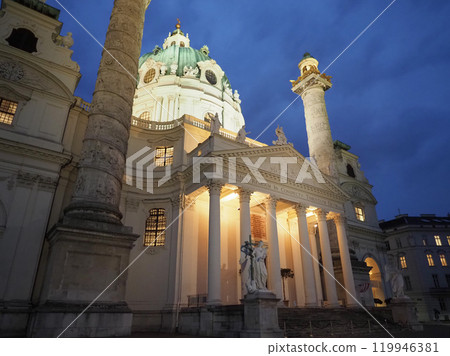 Karlskirche church in Vienna 119946381