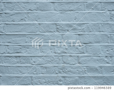 light blue brick wall background 119946389