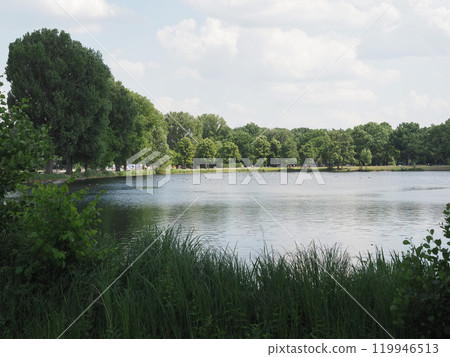Kleiner Dutzendteich lake in Nuernberg Kleiner Dutzendteich lake in Nuernberg 119946513