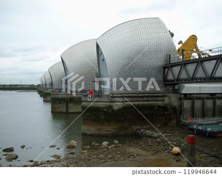 Thames Barrier in London Thames Barrier in London 119946644
