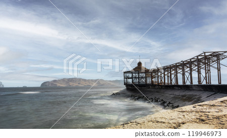 Callao district, Lima, Peru. View of La Punta Pier, viewpoint 119946973