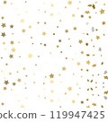 golden stars on a white background 119947425