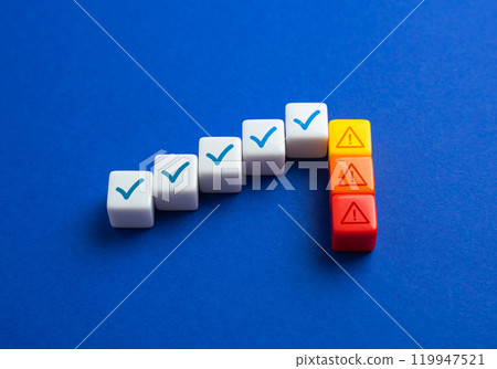 Cascade of errors and malfunctions. Failure of work and tasks. Critical errors that led to the complete cancellation of achievements and progress in work. Cascade of errors and malfunctions. Failure of work and tasks. Critical errors that led to the complete cancellation of achievements and progress in work. 119947521