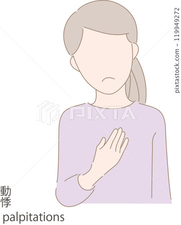 Menopausal problems in women: palpitations Menopausal problems in women: palpitations 119949272
