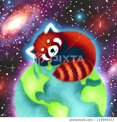 動物 矢量圖 地球儀 119949337