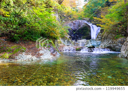 Sekiyama Falls in early autumn 119949655