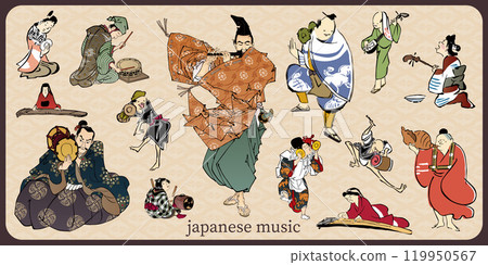 矢量 打鼓 鼓 119950567
