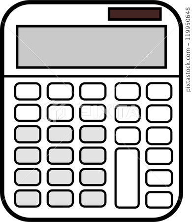 簡單的計算器圖示說明 119950648