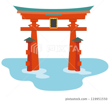 嚴島神社宮島Otorii 119951550
