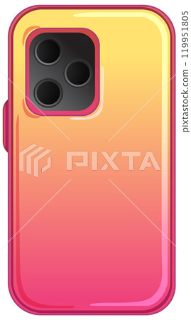 Colorful Smartphone Case Illustration 119951805