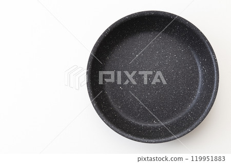 Non-stick frying pan on white background Non-stick frying pan on white background 119951883