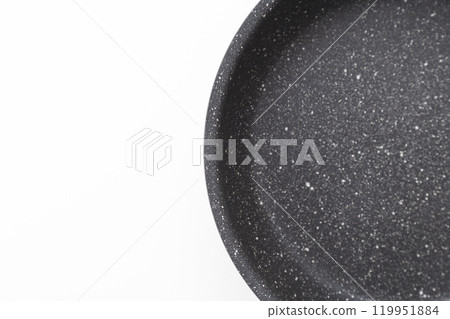 Non-stick frying pan on white background Non-stick frying pan on white background 119951884