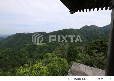 Tottori, Misasa, Sanbutsu-ji Temple, Mt. Mitoku, Monju-do 119952002