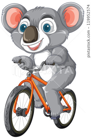 Koala Riding a Bicycle Adventure Koala Riding a Bicycle Adventure 119952574