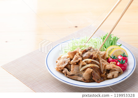 烤豬肉薑 119953328