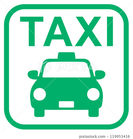 出租車圖標 出租車圖標 119953416