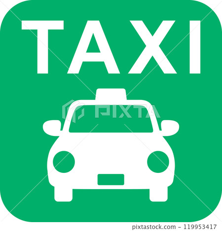 出租車圖標 出租車圖標 119953417