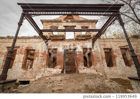 The ruins of a building The ruins of a building 119953649