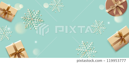 聖誕禮物矢量素材 119953777