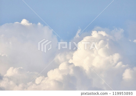 Close up White Cloud and Blue Sky for Background. 119953893