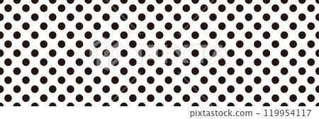 Seamless polka dot background material, screentone material for manga Seamless polka dot background material, screentone material for manga 119954117