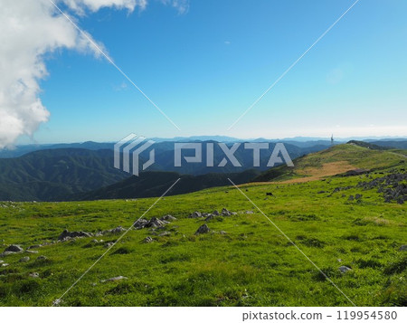 四國喀斯特的雲彩與草原 四國喀斯特的雲彩與草原 119954580