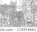 風景線描、都電荒川線、著色本 119954662