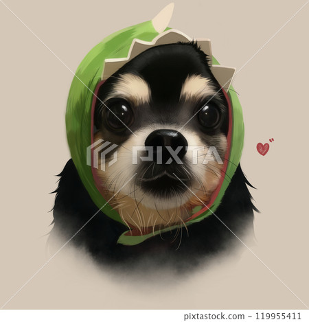 Illustration of chihuahua Illustration of chihuahua 119955411