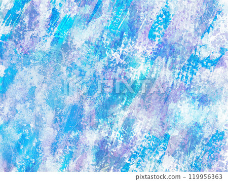 水彩風格垃圾紋理（藍色/紫色） 119956363