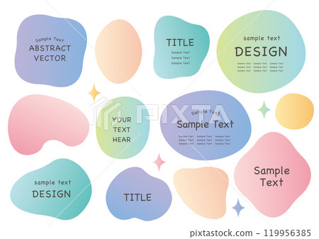 抽象框架簡單漸層設定多彩 抽象框架簡單漸層設定多彩 119956385