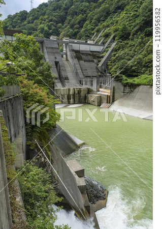 Unazuki Dam is the only multipurpose dam in the Kurobe River system. Unazuki Dam is the only multipurpose dam in the Kurobe River system. 119956582