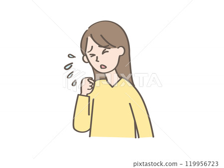 咳嗽的人 119956723