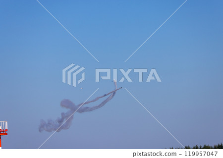 Blue impulse, corkscrew 119957047