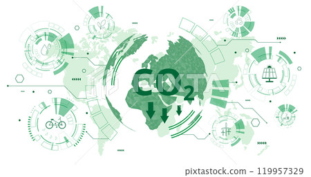 Reduce CO2 emissions to limit global warming. 119957329