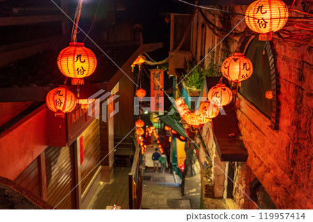 台灣九份 119957414