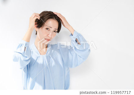 Women who care about hair Women who care about hair 119957717