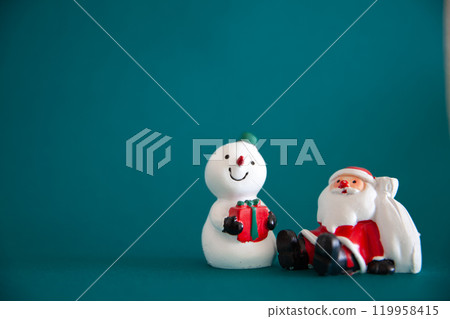Santa Claus and a Snowman Santa Claus and a Snowman 119958415