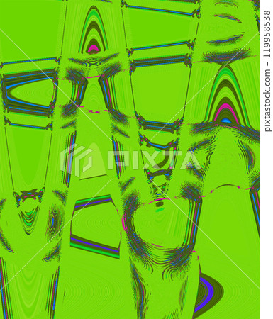 Abstract neon green background with flowing shapes and texture. Vertical abstraction. Digital liquid backdrop. Modern art, print. Futuristic design. Abstract neon green background with flowing shapes and texture. Vertical abstraction. Digital liquid backdrop. Modern art, print. Futuristic design. 119958538