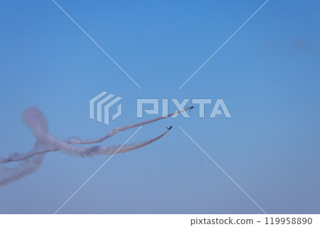 Blue impulse, corkscrew Blue impulse, corkscrew 119958890