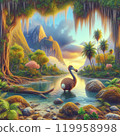 Dodo bird in nature 119958998